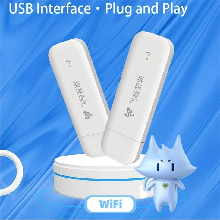 U3 4G LTE USB Modem Dongle UFI Koneksyon Dirèk Portable WiFi Wireless Routeur